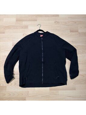 Nike Jacket SZ 2XL Sportswear Tech Pack Knit Full Zip Black 832178-010 Men's